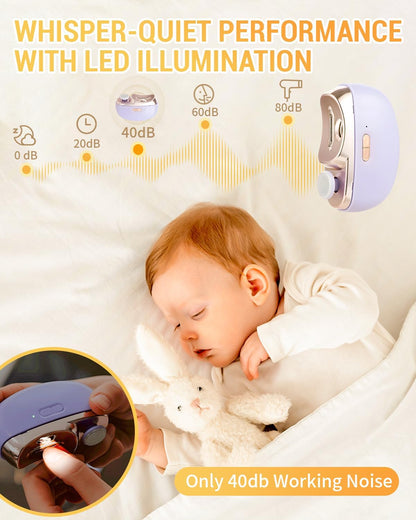 Lady Chic Electric Nail File With Carrying Purse